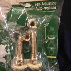 Fluid Master New set fast toilet bolts