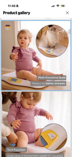 Baby pet scale