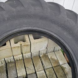 Big old tractor tire