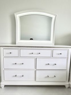 LED White Dressing Drawer