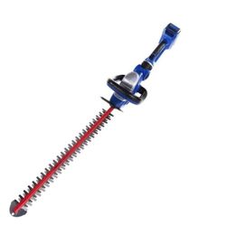 24 in. 20-Volt Cordless Electric Hedge Trimmer with Rotating Handle and Dual Action Laser Cut Blades