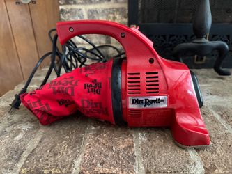 Vintage Dirt Devil Plus Corded Handheld Vacuum Cleaner – Red