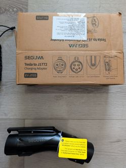 New Seguma Tesla to J1772 Adapter Safety Certified EV Charging Adapter ‎EV-JT05