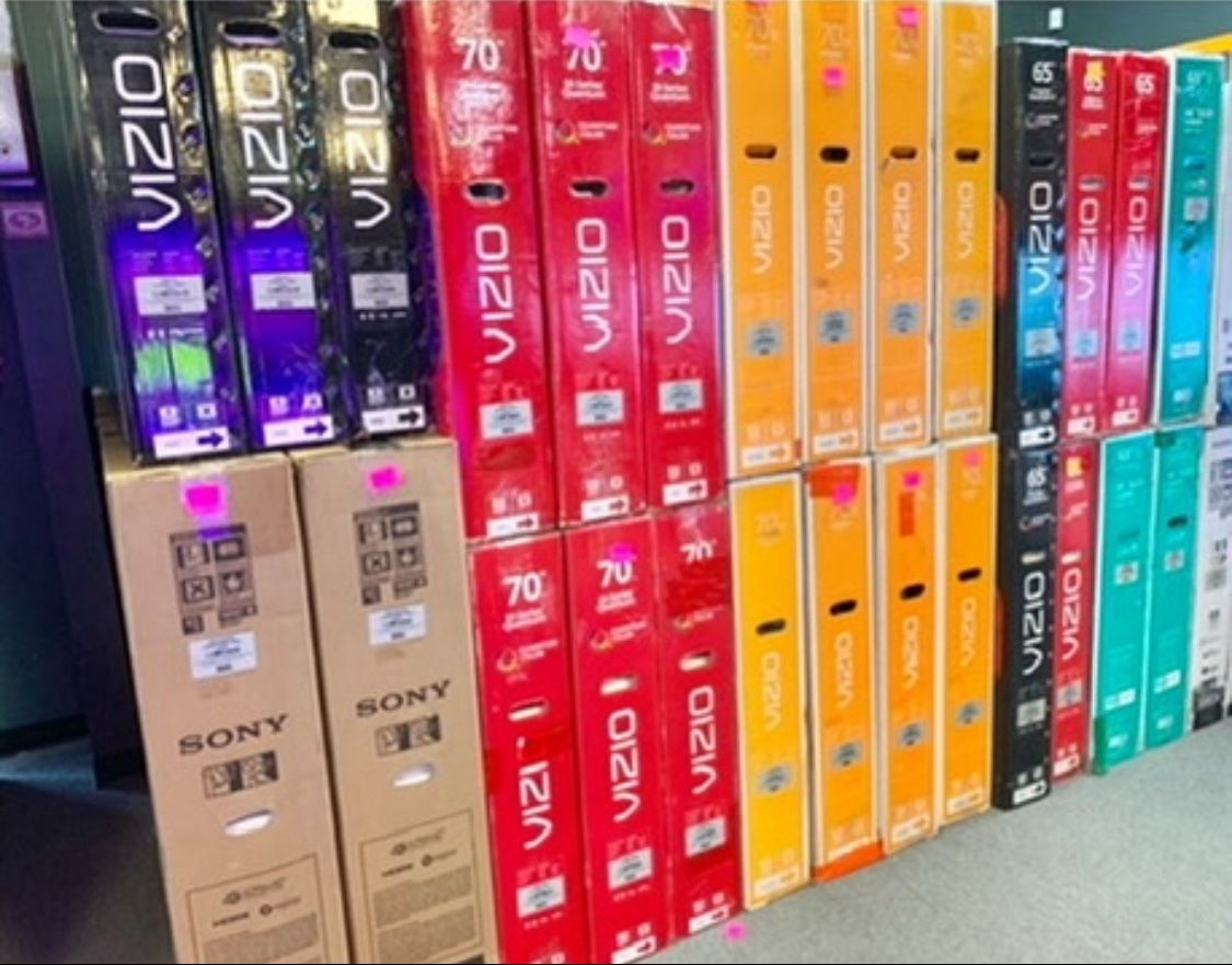 Tv 50-85 Smart 4k Hdtv $55 Down On Financing Free Delivery Six Month Warranty $249-$1498