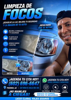 Limpieza de Focos Contactar A Mi número Para Más Info Gracias