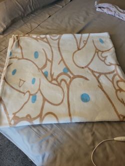 Cinnamon Roll blanket and hanging wall light