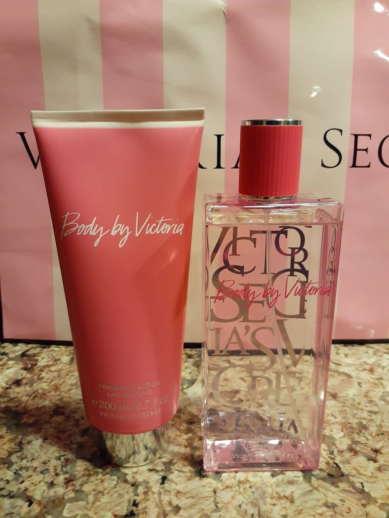 🖤 Victoria's Secret 🖤 BODY BY VICTORIA (Lotion 6.7 fl.oz. & Mist 8.4 fl.oz.) 🖤 $60 🖤 DISCONTINUED 🖤 Gifts for all occasions!