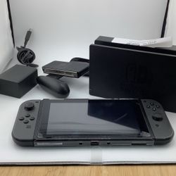 Nintendo Switch Console Bundle (Original Black/Gray) – Tested & Working