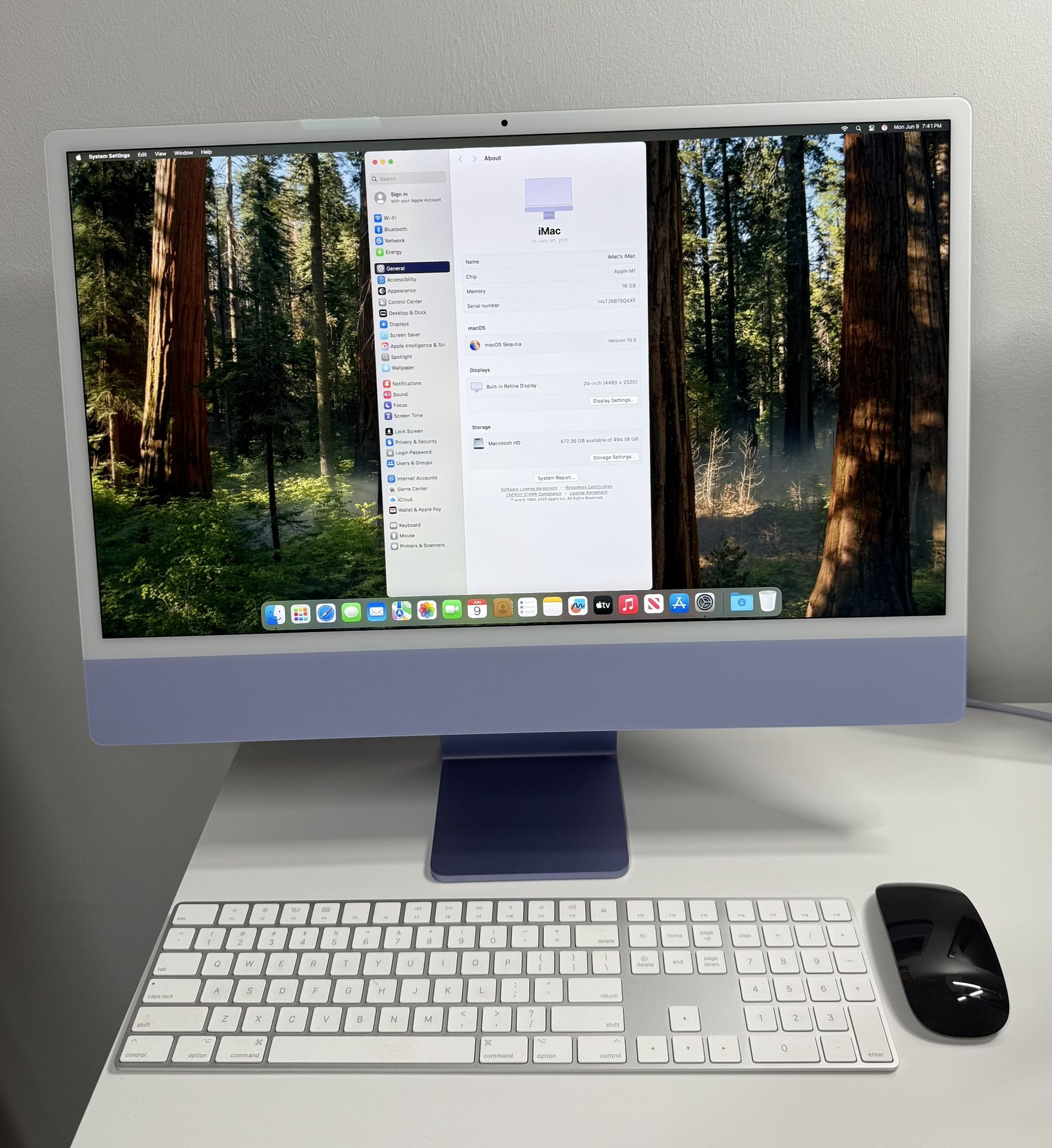 iMac 24 M1 16Gb 512Gb Purple Kit