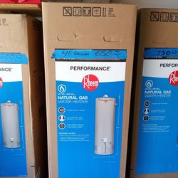 New Water Heaters 🌞🌞🌞