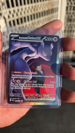 Team Rocket's Mewtwo ex Pokémon Card 281/217
