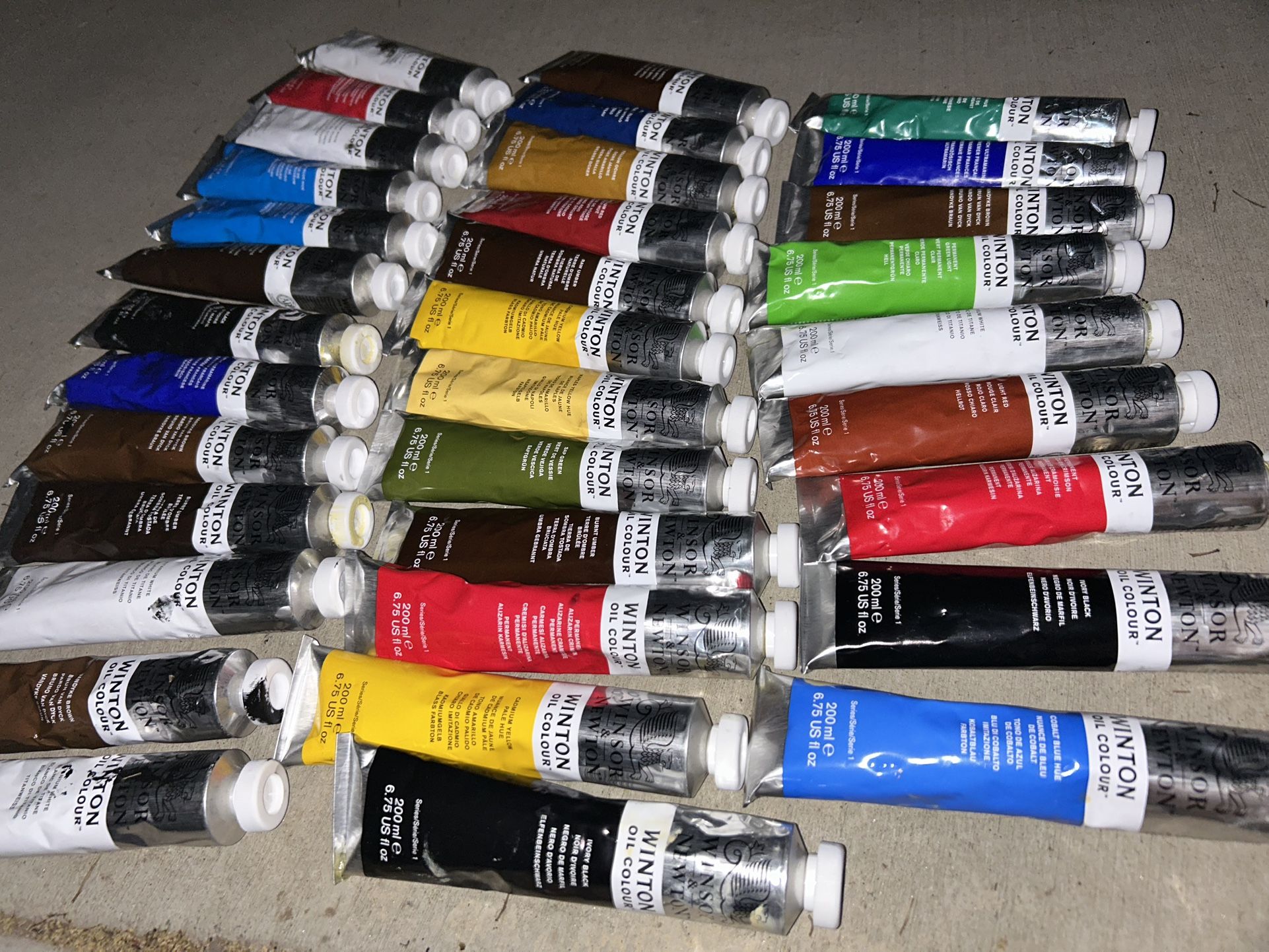 Winsor And Newton Oil Paints