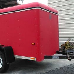 Wells Cargo Mighty Mover 6 X 4 Enclosed Trailer 