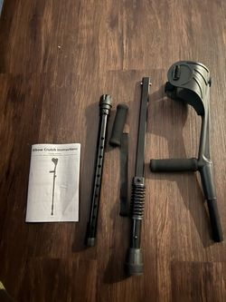 Adjustable Elbow Crutch with Instructions