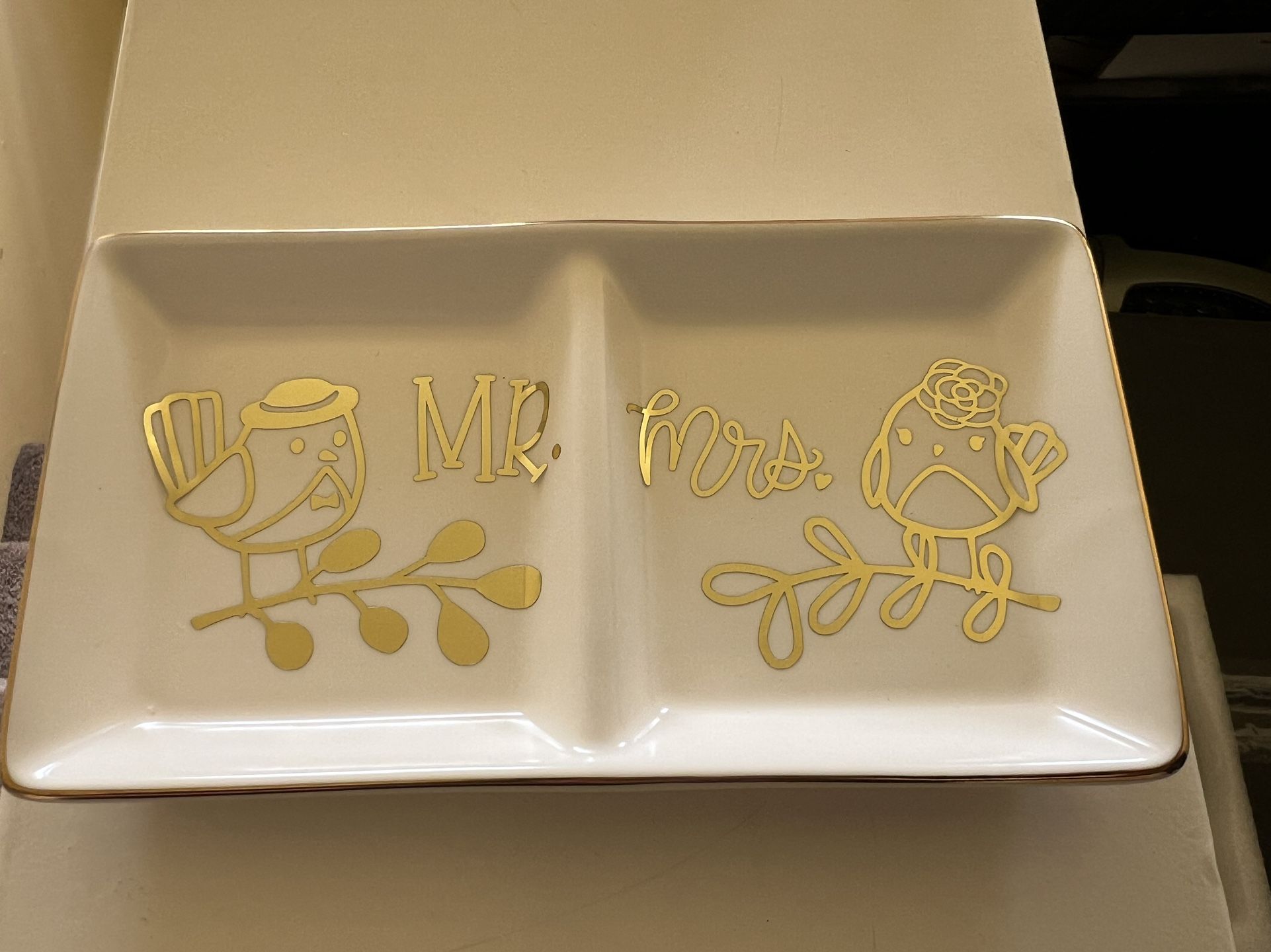 Jewelry Tray For Mr & Mrs