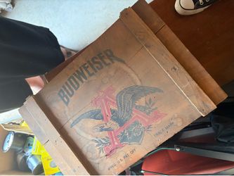 Budweiser Antique wooden box