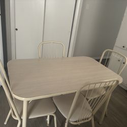 Kitchen table with 4 chairs
