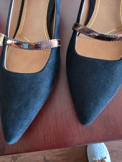 New Vionic suede shoes