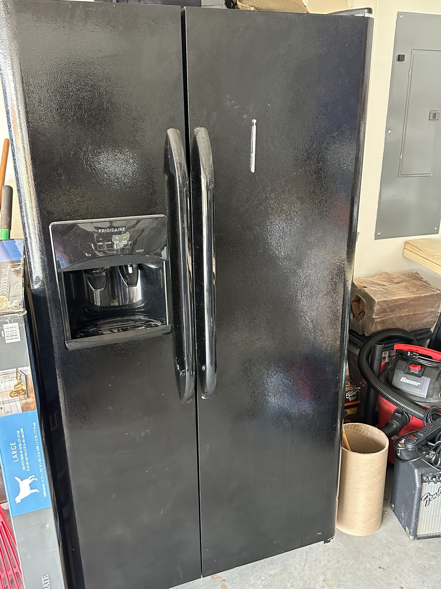 Frigidaire Black Double Door Fridge