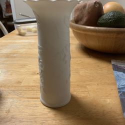 AK Kaiser Germany White Bisque Porcelain Vase