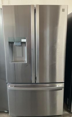 Kenmore 3-Door Stainless Steel Refrigerator Fridge
