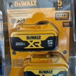 Set De 2 BaterĂa Dewalt 5 Ah