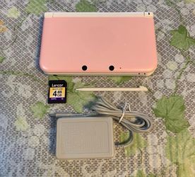 Nintendo 3DS LL pink & white