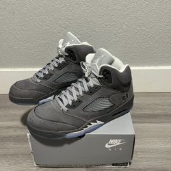 Jordan 5 Retro Wolf Grey 2026(men’s 10.5)