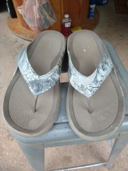 Realtree Croc Flip Flops