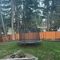 Brand new trampoline only used for three months must move