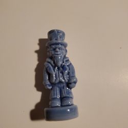 2" Small Uncle Sam Figurine Art Marble Style 
