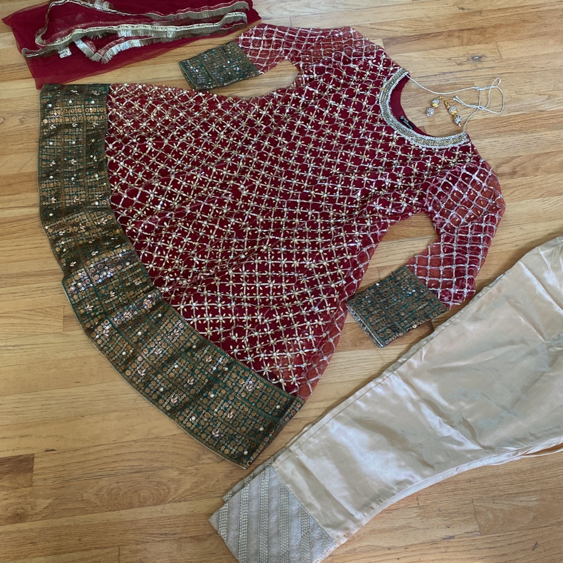 Indian Pakistani Suit Dress Kameez Shalwar Dupatta