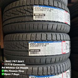 215/45R17 Falken Set of Tires Installed and Balanced Set de Llantas Nuevas Instaladas y Balanceadas