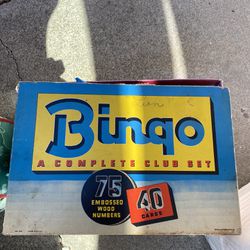 VINTAGE BINGO GAME