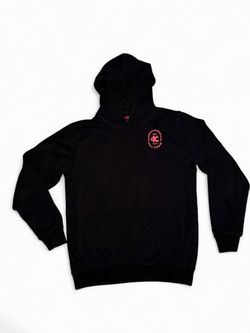 Y2K MMA Kill Crew Fighters Club StreetWear *DeadStock* Hoodie Black / Neon Graphic - Size Medium