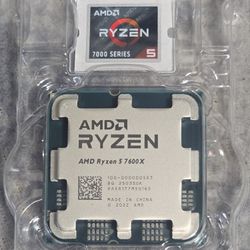 AMD ryzen 5 7600x with radeon graphics