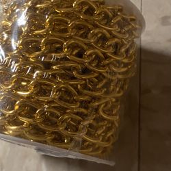 New Gold chain For Jewlery Or Craft Making 