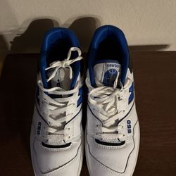 New Balance 550 Men's Sneakers Size 12 White/Blue/ Black Used With No Box