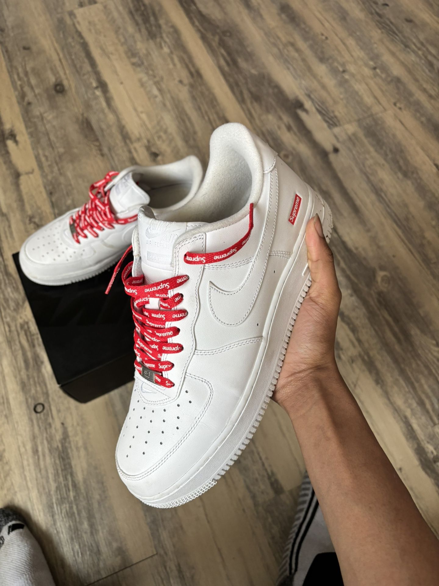 Supreme Af1s White