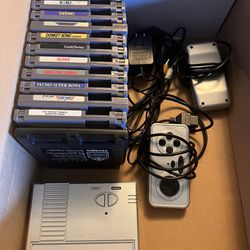 Nintendo 8 Bits Games And A Small Console