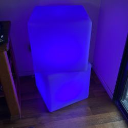 2 LED Lighted Indoor/outdoor Mr Go Chairs