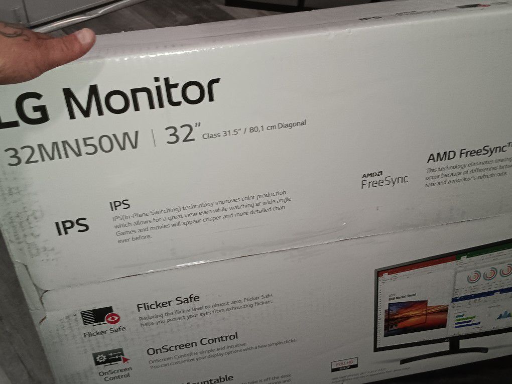 LG Monitor and A Epson Printer 