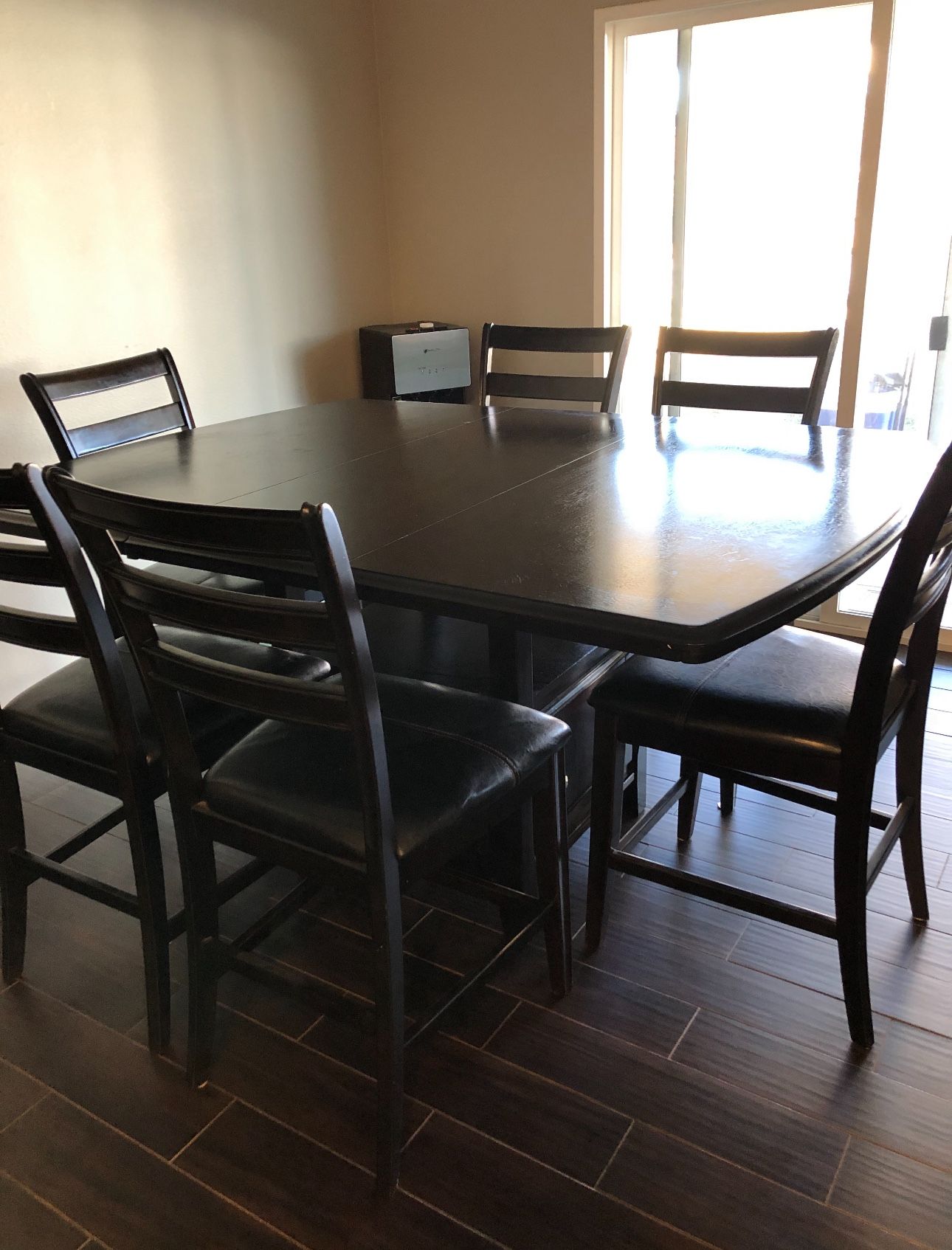 Wooden Dining Table With leaf