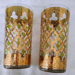Culver Valencia Pattern Highball Glass