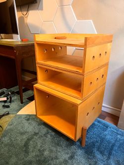 Custom baltic birch hifi rack entertainment console MCM