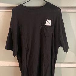 RIPNDIP Lord Nermal Pocket T-Shirt - Black