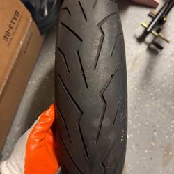 Motorcycle tires, basically new