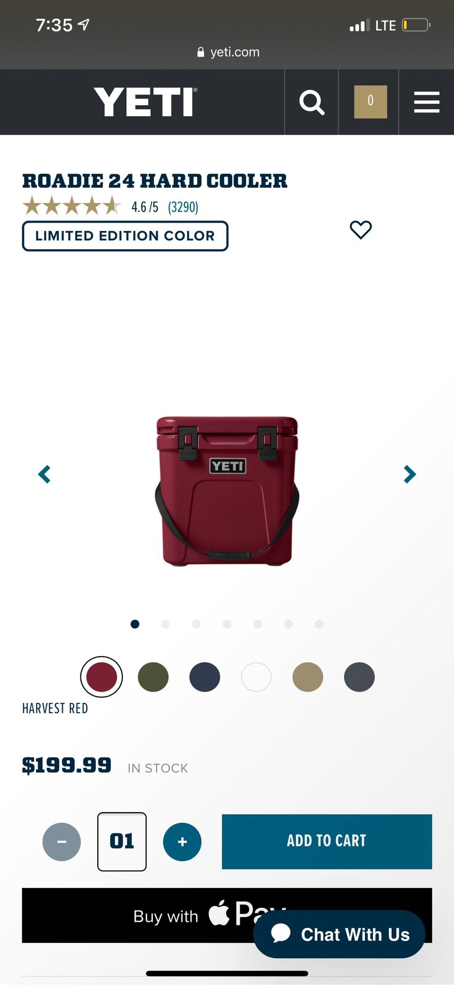 YETI Roadie - Limited Edition Color 