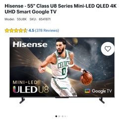 Hisense - 55" Class U8