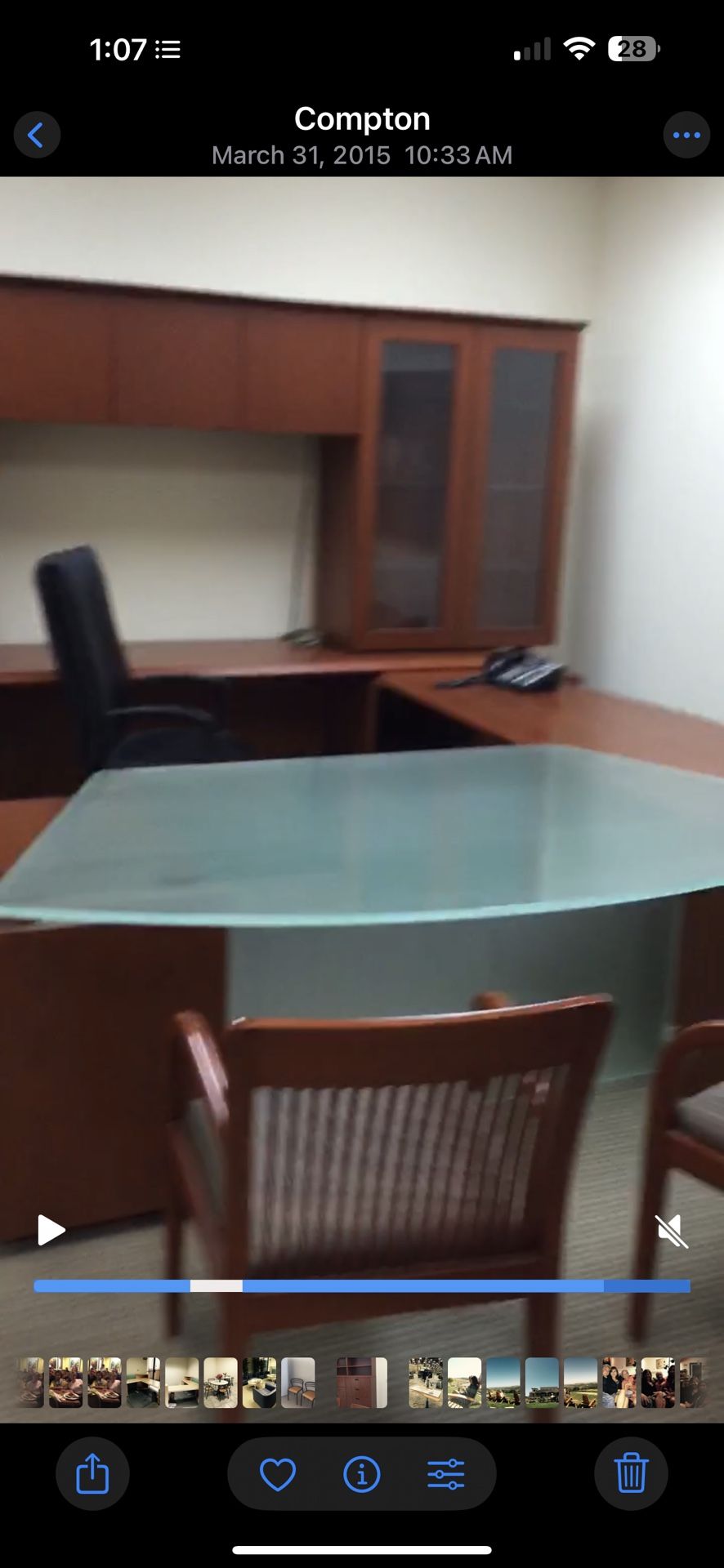 Complete office furniture